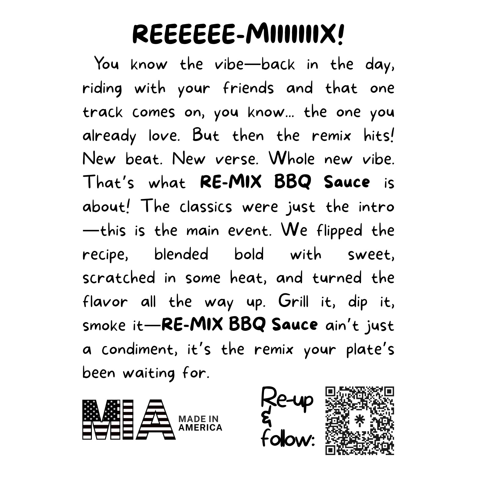 Re-Mix BBQ Sauce, Volume 1