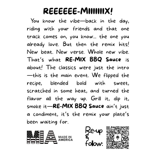 Re-Mix BBQ Sauce, Volume 1